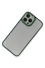 Uray store Apple iPhone 14 Pro Max Kılıf Dora Kapak - Haki Yeşil - Görsel 3