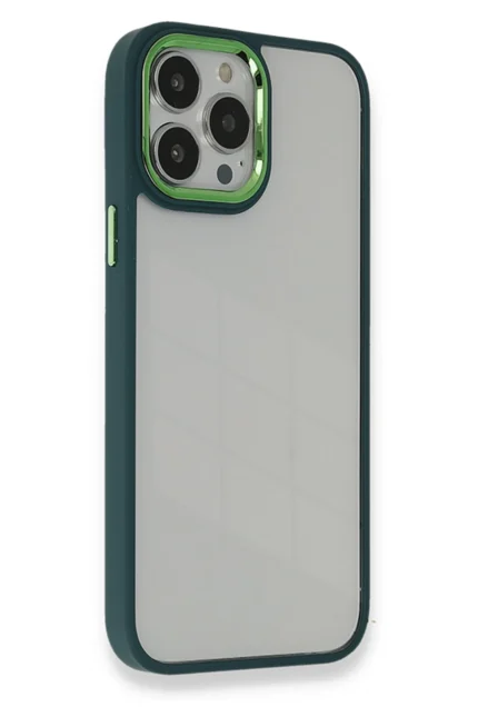 Uray store Apple iPhone 14 Pro Max Kılıf Dora Kapak - Haki Yeşil