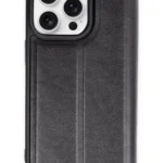 Uray store Apple iPhone 14 Pro Max Kılıf Flip Cover - Siyah