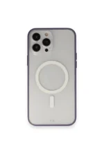 Uray store Apple iPhone 14 Pro Max Kılıf Grand Magneticsafe Kapak - Mor - Görsel 2