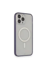 Uray store Apple iPhone 14 Pro Max Kılıf Grand Magneticsafe Kapak - Mor