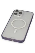Uray store Apple iPhone 14 Pro Max Kılıf Grand Magneticsafe Kapak - Mor - Görsel 4