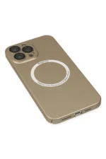 Uray store Apple iPhone 14 Pro Max Kılıf Jack Magneticsafe Lens Silikon - Gold - Görsel 5
