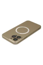 Uray store Apple iPhone 14 Pro Max Kılıf Jack Magneticsafe Lens Silikon - Gold - Görsel 6