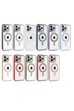 Uray store Apple iPhone 14 Pro Max Kılıf Kronos Magsafe Kapak - Kırmızı - Görsel 3