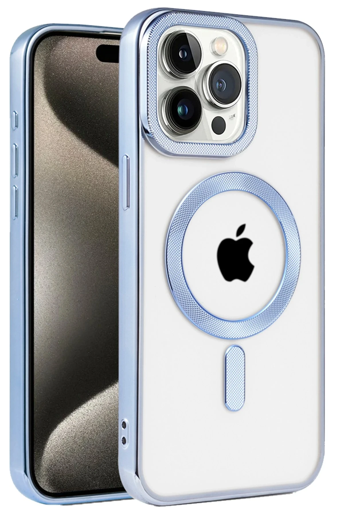 newface-iphone-14-pro-max-kilif-kronos-magsafe-kapak-sierra-blue-default Uray store Apple iPhone 14 Pro Max Kılıf Kronos Magsafe Kapak - Sierra Blue - Görsel 1