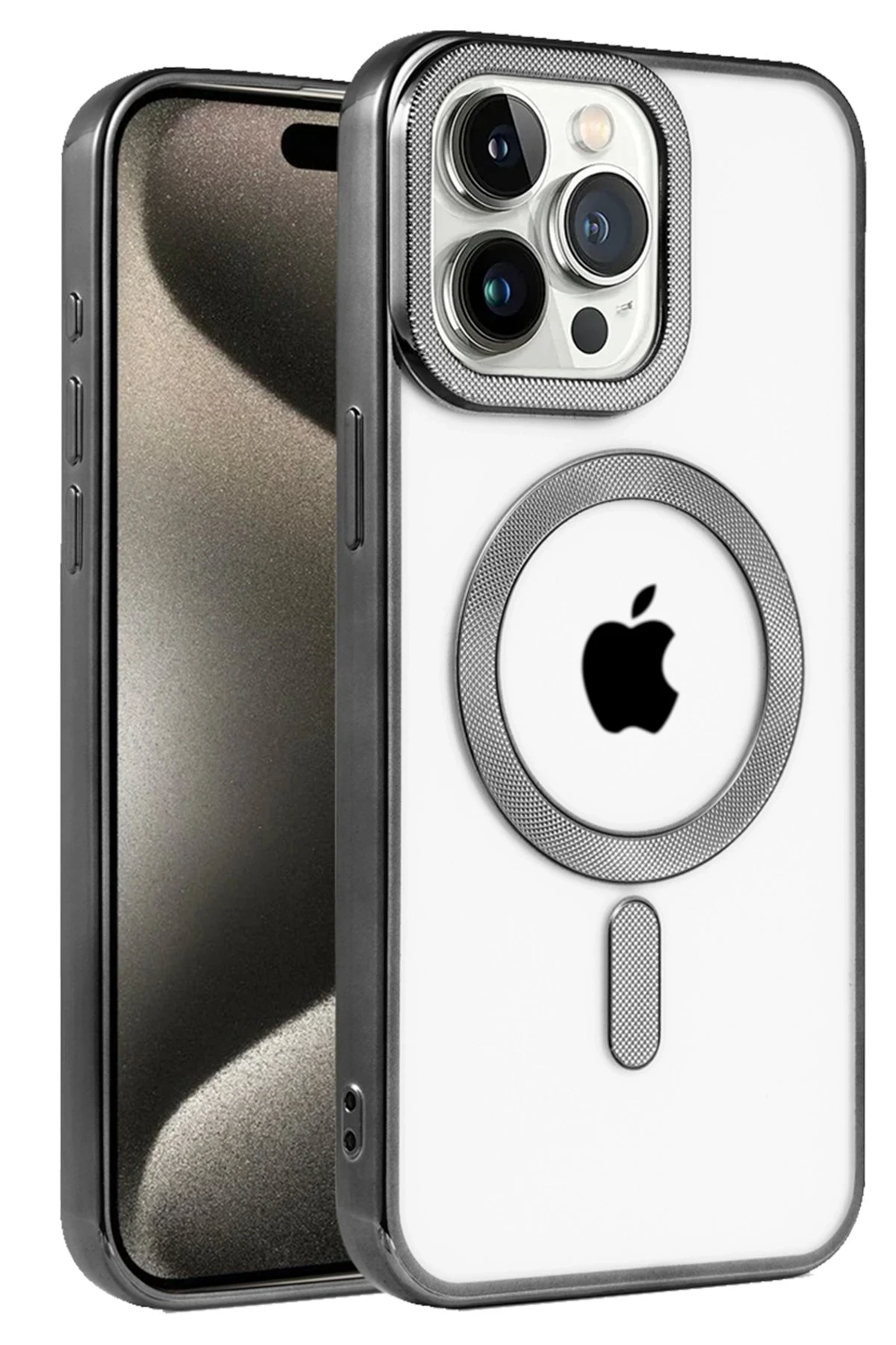 newface-iphone-14-pro-max-kilif-kronos-magsafe-kapak-siyah-default Uray store Apple iPhone 14 Pro Max Kılıf Kronos Magsafe Kapak - Siyah - Görsel 1