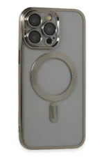 Uray store Apple iPhone 14 Pro Max Kılıf Kross Magneticsafe Kapak - Titan Gri