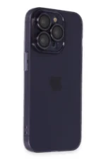 Uray store Apple iPhone 14 Pro Max Kılıf Luko Lens Silikon - Derin Mor - Görsel 2