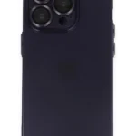 Uray store Apple iPhone 14 Pro Max Kılıf Luko Lens Silikon - Derin Mor