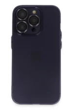 Uray store Apple iPhone 14 Pro Max Kılıf Luko Lens Silikon - Derin Mor