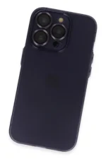 Uray store Apple iPhone 14 Pro Max Kılıf Luko Lens Silikon - Derin Mor - Görsel 3