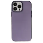 Uray store Apple iPhone 14 Pro Max Kılıf Modos Metal Kapak - Derin Mor
