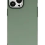 Uray store Apple iPhone 14 Pro Max Kılıf Modos Metal Kapak - Koyu Yeşil