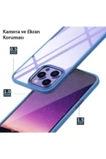 Uray store Apple iPhone 14 Pro Max Kılıf Power Silikon - Siyah - Görsel 7