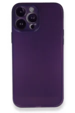 Uray store Apple iPhone 14 Pro Max Kılıf PP Ultra İnce Kapak - Mor