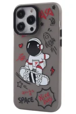 Uray store Apple iPhone 14 Pro Max Kılıf Prada Desenli Kapak - Prada Siyah - 1 - Görsel 2