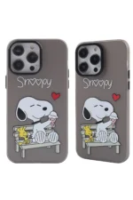 Uray store Apple iPhone 14 Pro Max Kılıf Prada Desenli Kapak - Prada Siyah - 2 - Görsel 3