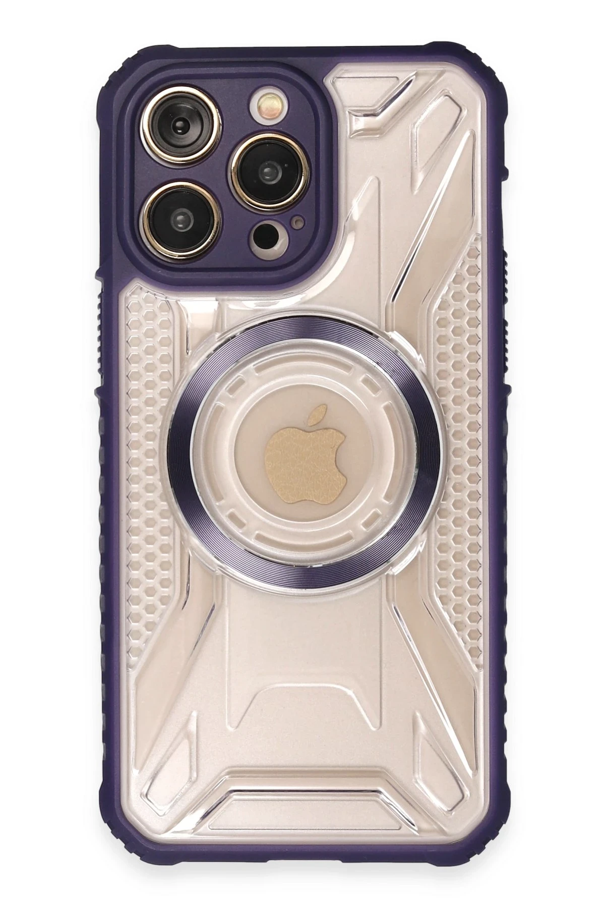 newface-iphone-14-pro-max-kilif-prag-magneticsafe-kapak-derin-mor-default Uray store Apple iPhone 14 Pro Max Kılıf Prag Magneticsafe Kapak - Derin Mor - Görsel 1