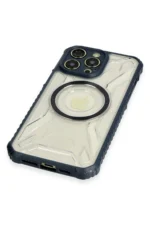 Uray store Apple iPhone 14 Pro Max Kılıf Prag Magneticsafe Kapak - Lacivert - Görsel 4