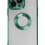 Uray store Apple iPhone 14 Pro Max Kılıf Slot Silikon - Köknar Yeşili