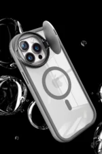 Uray store Apple iPhone 14 Pro Max Kılıf Teleskop Lens Magsafe Silikon Kapak - Pembe - Görsel 4