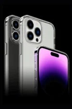 Uray store Apple iPhone 14 Pro Max Kılıf Tron Şeffaf Magsafe Kapak - Mavi - Görsel 4