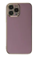 Uray store Apple iPhone 14 Pro Max Kılıf Volet Silikon - Mor - Görsel 2