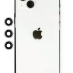 Uray store Apple iPhone 14 Shine Kamera Lens - Gümüş