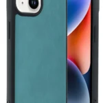 Uray store Apple iPhone 15 Kılıf Aras Deri Kapak - Açık Yeşil