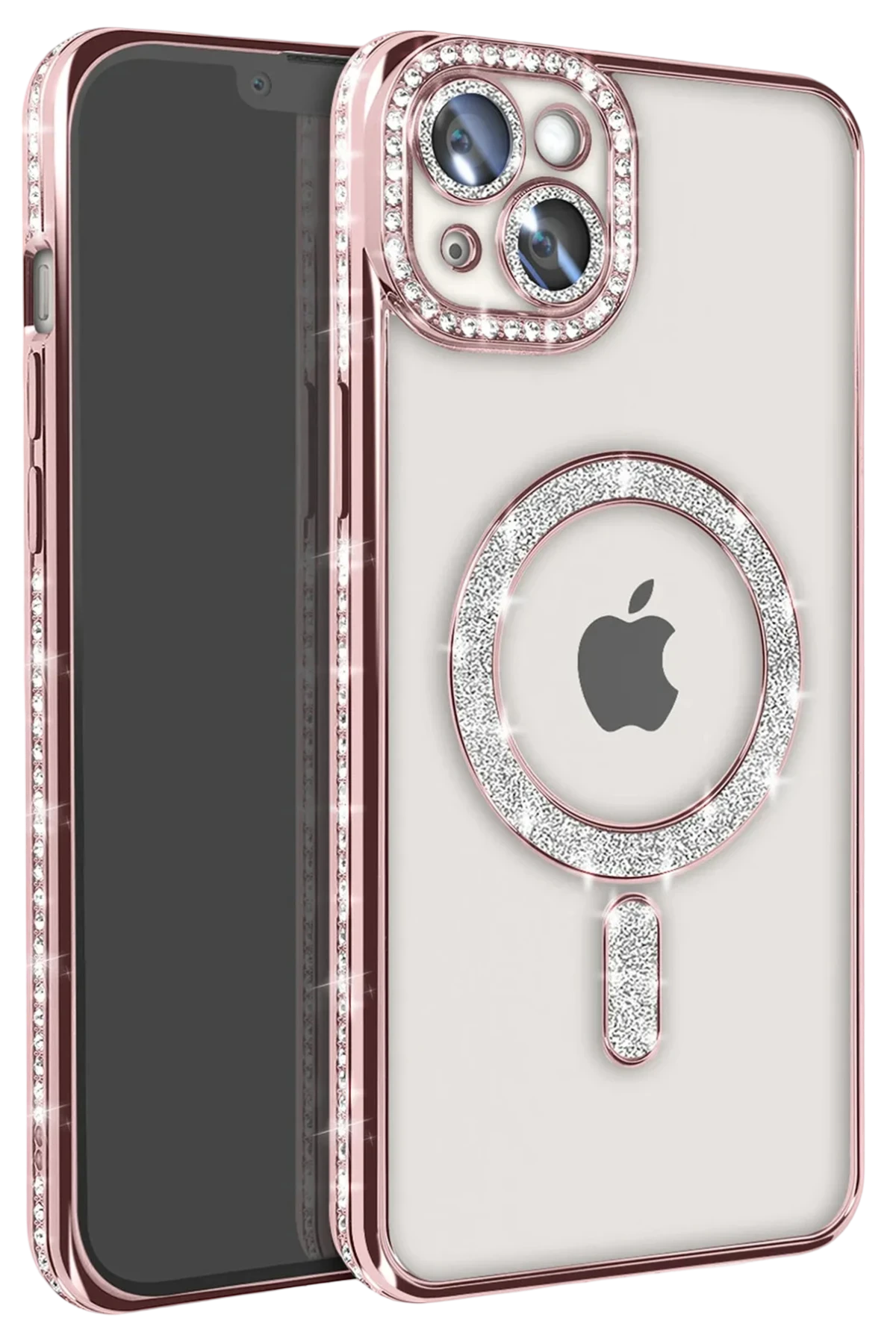 newface-iphone-15-kilif-joke-simli-magneticsafe-kilif-pembe-default Uray store Apple iPhone 15 Kılıf Joke Simli Magneticsafe Kılıf - Pembe - Görsel 1