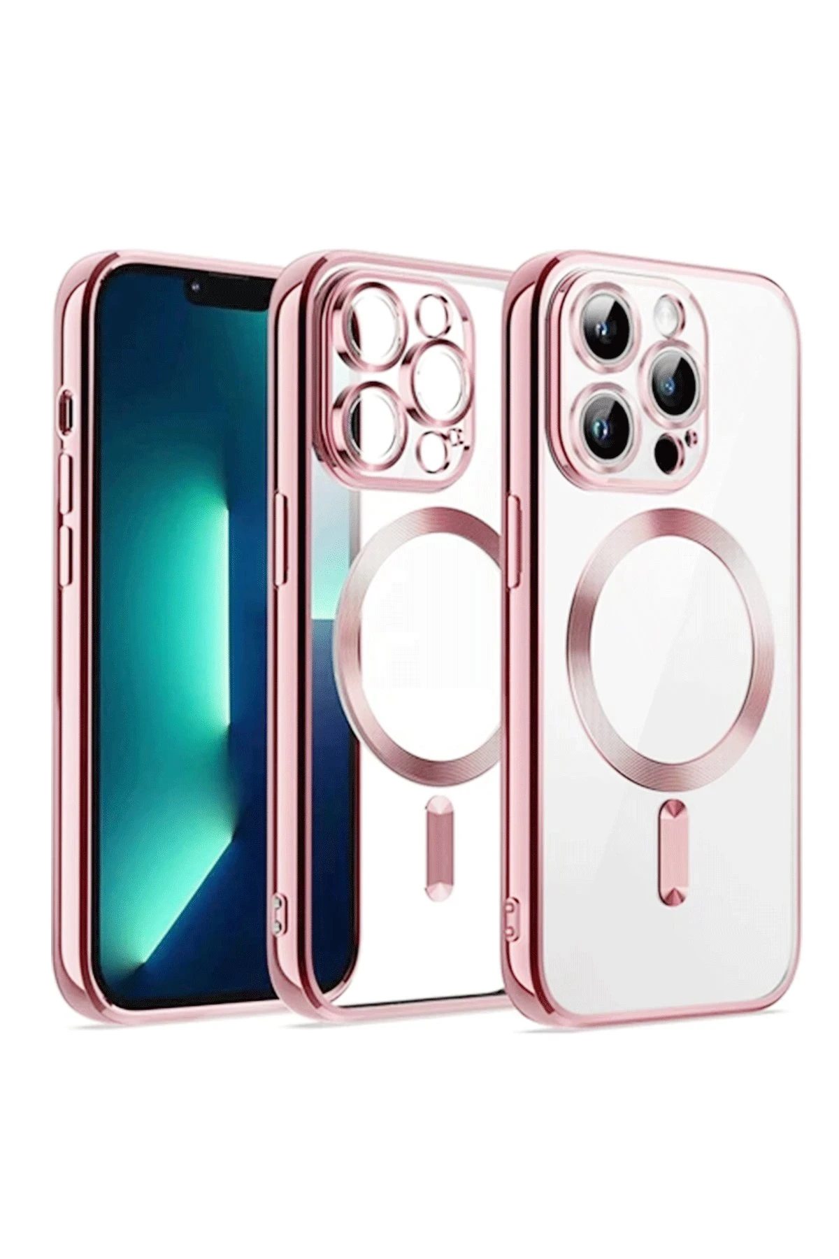 newface-iphone-15-kilif-kross-magneticsafe-kapak-pembe-default Uray store Apple iPhone 15 Kılıf Kross Magneticsafe Kapak - Pembe - Görsel 1