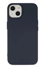 Uray store Apple iPhone 15 Kılıf Nano içi Kadife Silikon - Lacivert