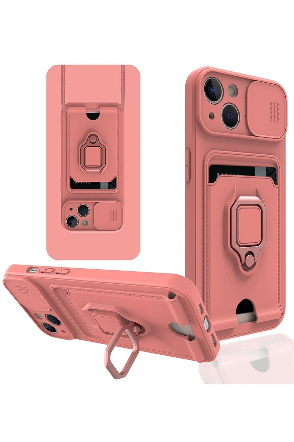 newface-iphone-15-kilif-zuma-kartvizitli-yuzuklu-silikon-pembe-default Uray store Apple iPhone 15 Kılıf Zuma Kartvizitli Yüzüklü Silikon - Pembe - Görsel 1