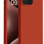Uray store Apple iPhone 15 Plus Kılıf First Silikon - Kırmızı