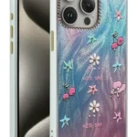 Uray store Apple iPhone 15 Pro Kılıf Blade Aynalı Desenli Kapak - Desen 4