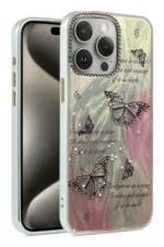 Uray store Apple iPhone 15 Pro Kılıf Blade Aynalı Desenli Kapak - Desen 6