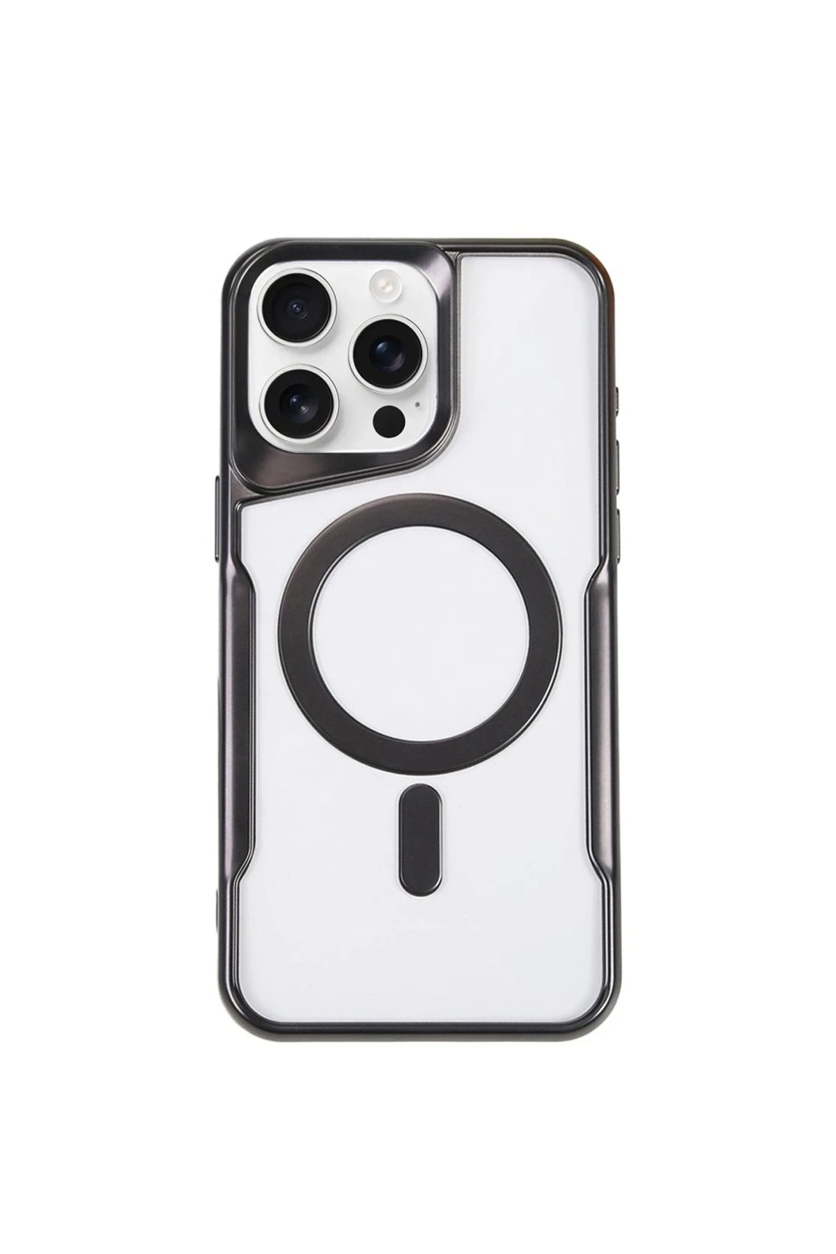 newface-iphone-15-pro-kilif-boyi-magsafe-silikon-kapak-siyah-default Uray store Apple iPhone 15 Pro Kılıf Boyi Magsafe Silikon Kapak - Siyah - Görsel 1