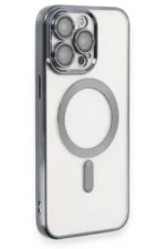 Uray store Apple iPhone 15 Pro Kılıf Kross Magneticsafe Kapak - Titan Gri - Görsel 2