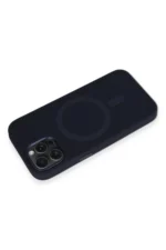 Uray store Apple iPhone 15 Pro Kılıf Oslo Magsafe Kapak - Lacivert - Görsel 3