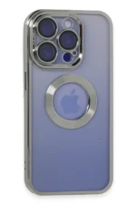 Uray store Apple iPhone 15 Pro Kılıf Slot Silikon - Gümüş