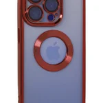 Uray store Apple iPhone 15 Pro Kılıf Slot Silikon - Kırmızı