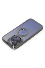 Uray store Apple iPhone 15 Pro Kılıf Slot Silikon - Titan Gri - Görsel 3
