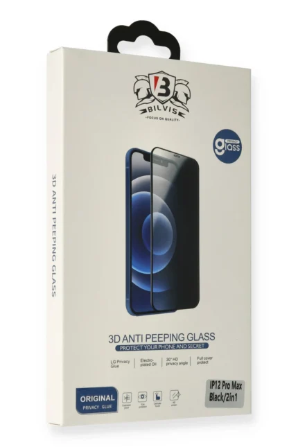 Uray store Apple iPhone 15 Pro Max Bilvis Hayalet Cam Ekran Koruyucu