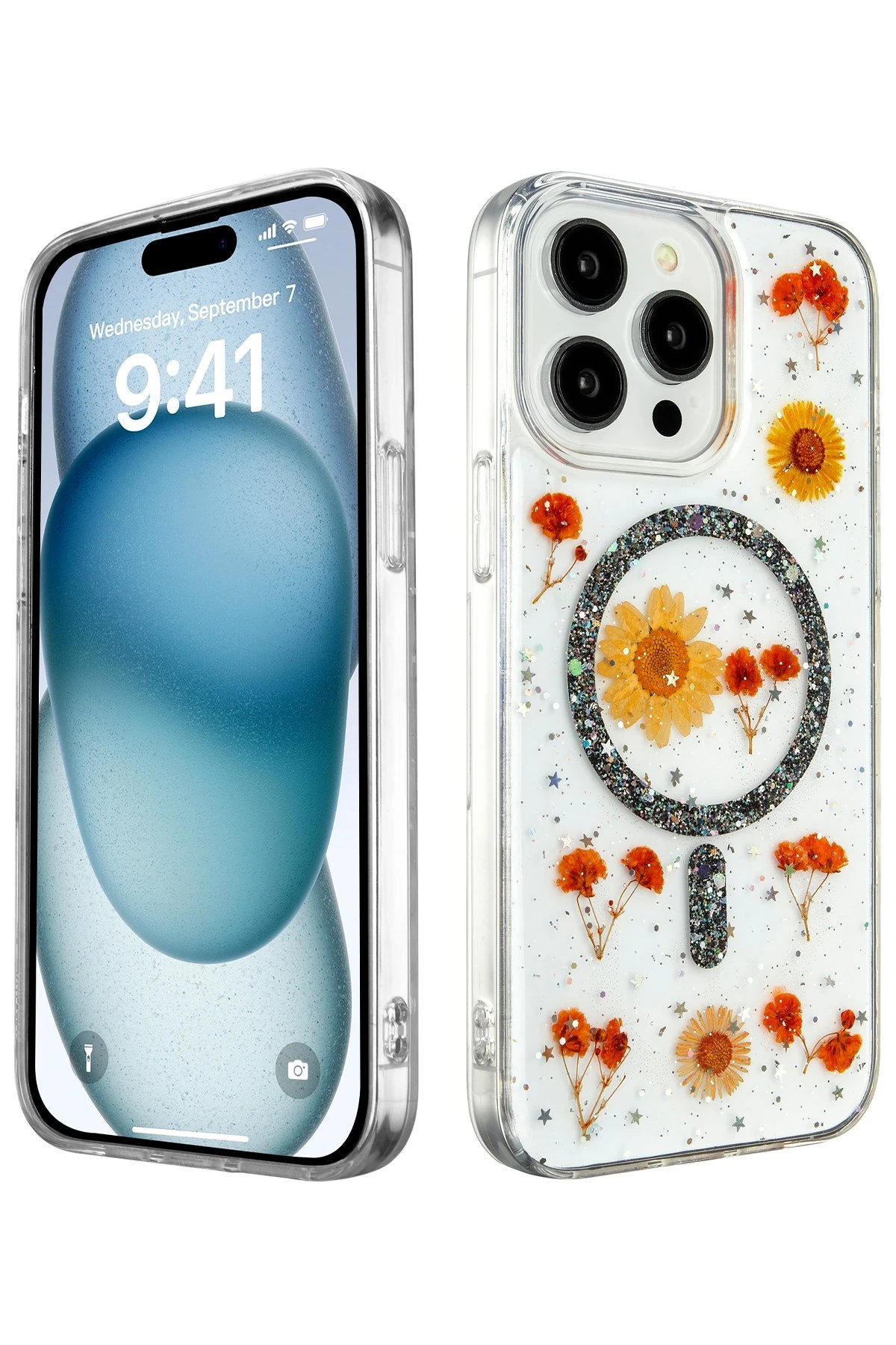 newface-iphone-15-pro-max-kilif-daisy-simli-magsafe-kapak-siyah-default Uray store Apple iPhone 15 Pro Max Kılıf Daisy Simli Magsafe Kapak - Siyah - Görsel 1