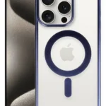 Uray store Apple iPhone 15 Pro Max Kılıf Erozi Magsafe Kapak - Lacivert