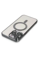 Uray store Apple iPhone 15 Pro Max Kılıf Kross Magneticsafe Kapak - Titan Gri - Görsel 4