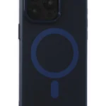 Uray store Apple iPhone 15 Pro Max Kılıf Lodos Magneticsafe Mat Kapak - Mavi