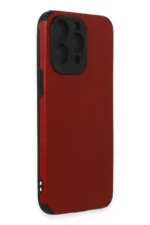 Uray store Apple iPhone 15 Pro Max Kılıf Loop Deri Silikon - Kırmızı - Görsel 2