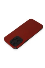 Uray store Apple iPhone 15 Pro Max Kılıf Loop Deri Silikon - Kırmızı - Görsel 3